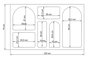 Nordure Liva 120 Consola Antracita